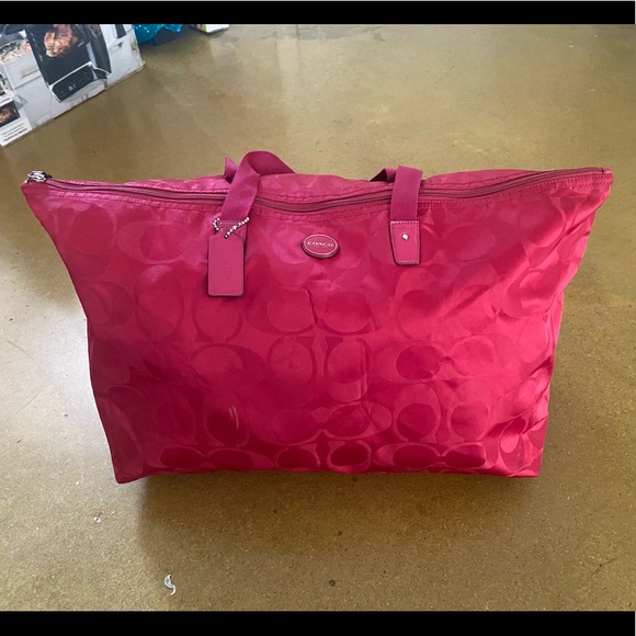 Pink Coach Duffle - Picture 1 of 4
